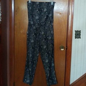 Express snake skin print jumpsuit